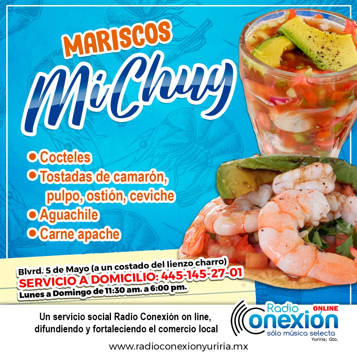 Mariscos “Mi Chuy” | Radio Conexión On Line - Yuriria